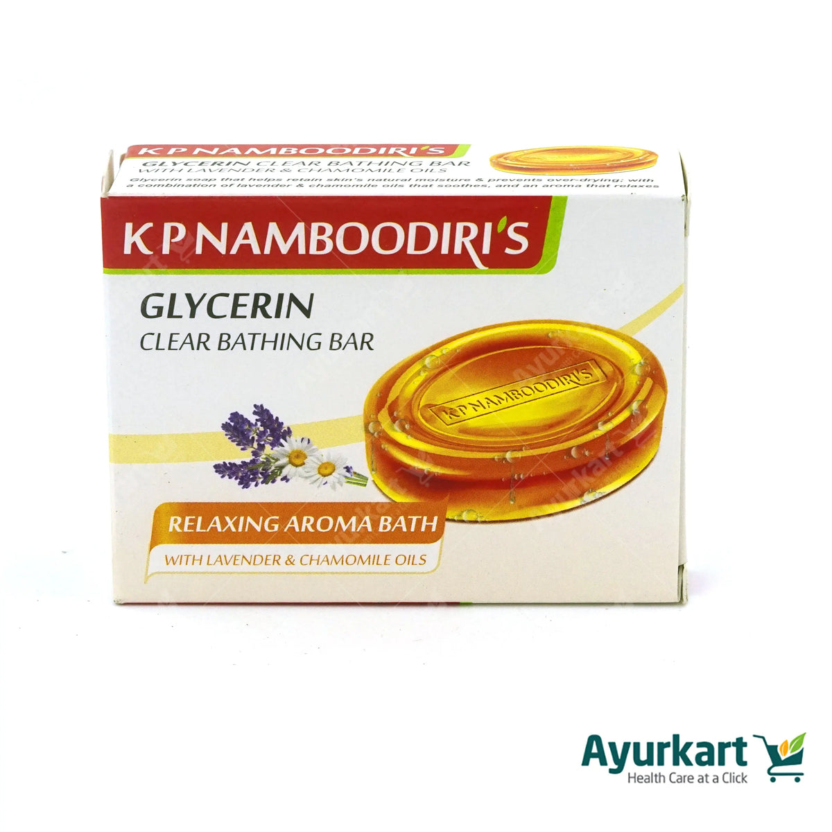 Glycerine Clear Bathing Bar KP Namboodiri's - Main Image