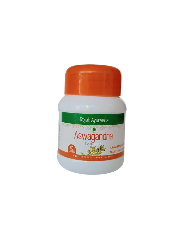 Aswagandha Tab - 60 Nos - Rajah Ayurveda Rajah Ayurveda
