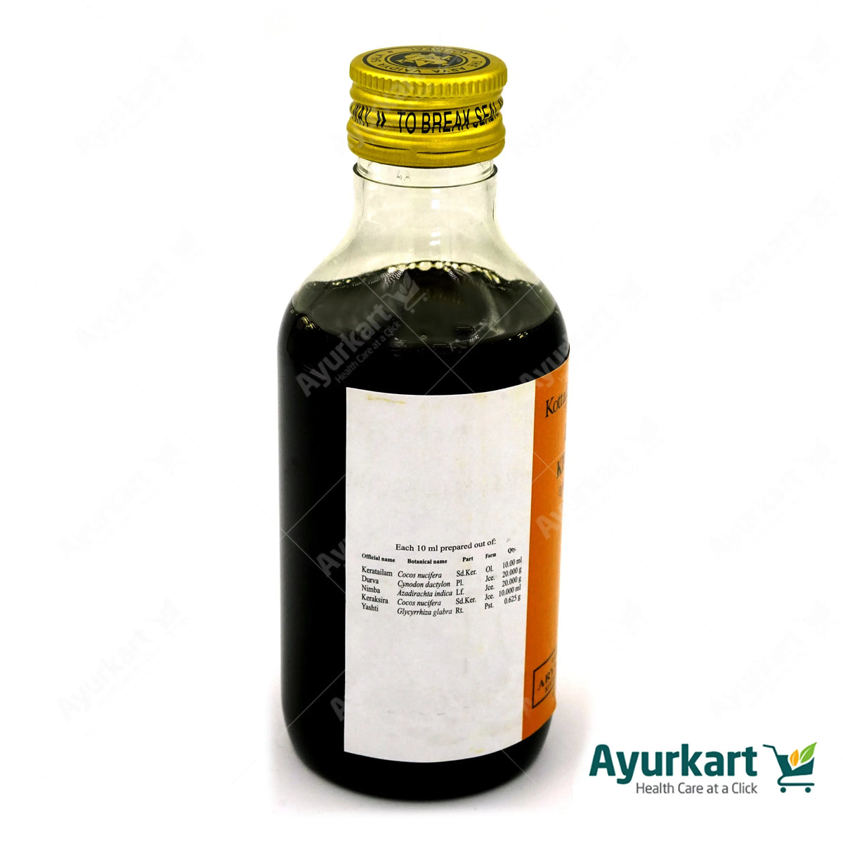 Durvadi Kera Tailam Kottakkal Ayurvedic Oil for Psoriasis, dandruff