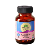Flax Seed Oil 60 Capsules Bottle - Organic India