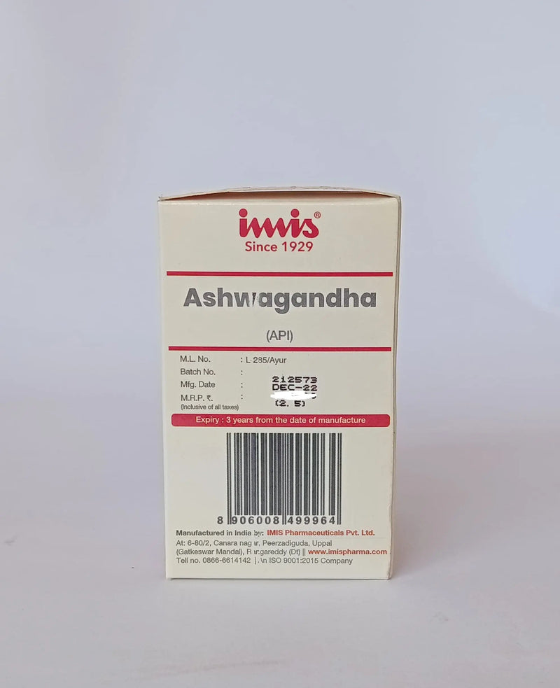 ASHWAGHANDHA - TAB - 60'S - IMIS IMIS