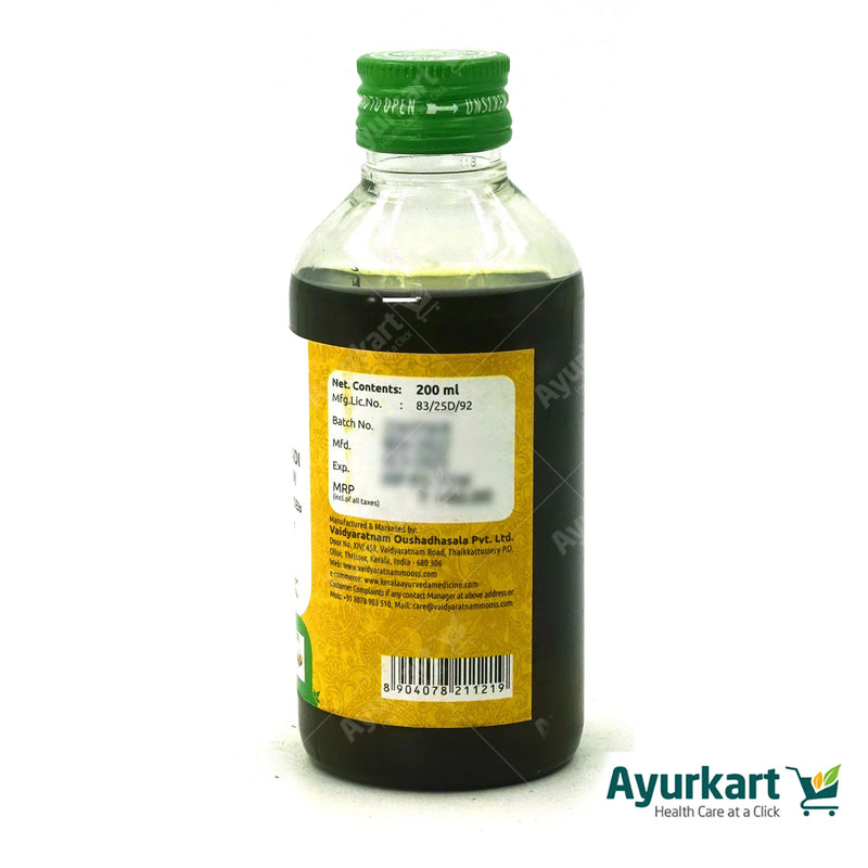 Bhujagalathadi Kera Thailam - 200ML - Vaidyaratnam