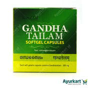 Natural Ayurvedic Gandha Tailam capsules for joint relief