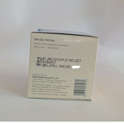 Flex Tablets - 100 Nos - Rajah Ayurveda Rajah Ayurveda