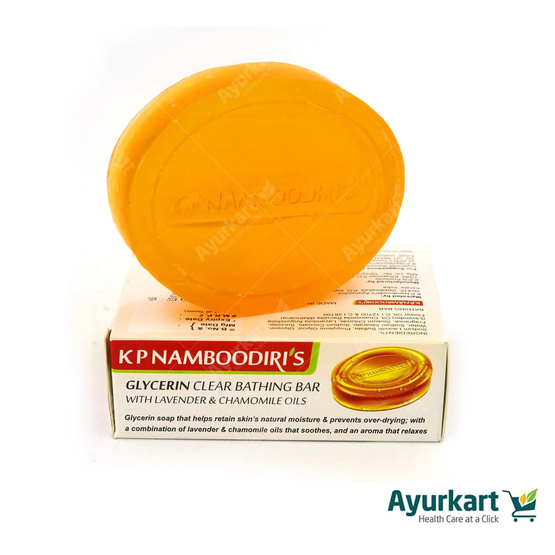 Glycerine Clear Bathing Bar - KP Namboodiri's