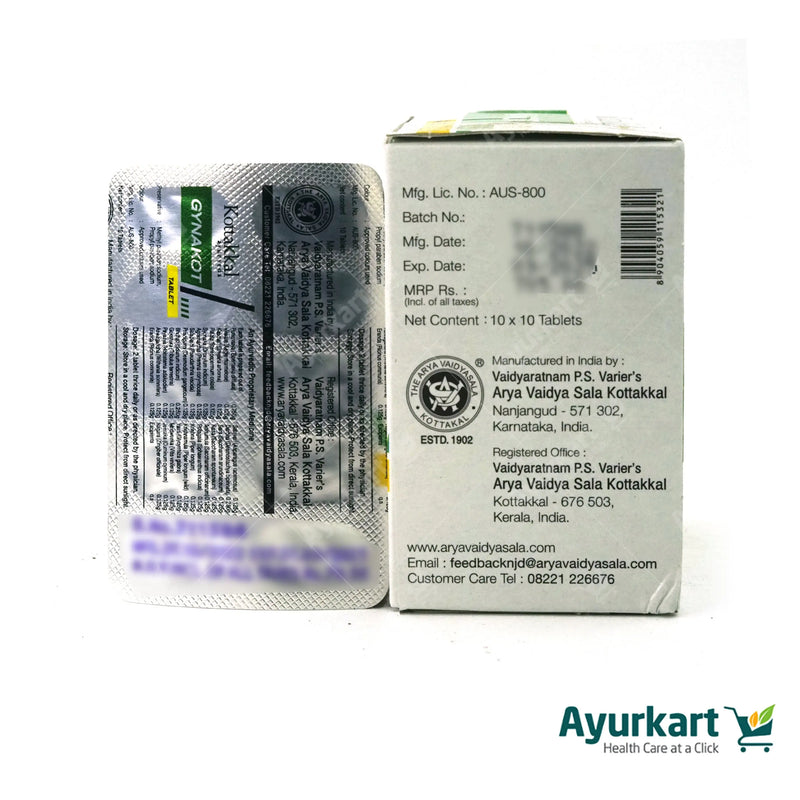 Gynakot Tablet - 100Nos - Kottakkal