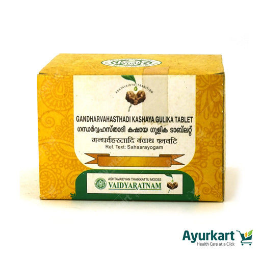 Gandharvashtadi Kashaya Gulika Tablet - 100 Nos - Vaidyaratnam