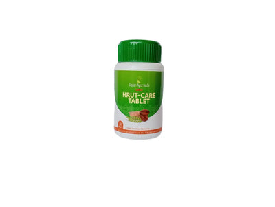 Hrut Care Tab - 60 Nos - Rajah Ayurveda Rajah Ayurveda