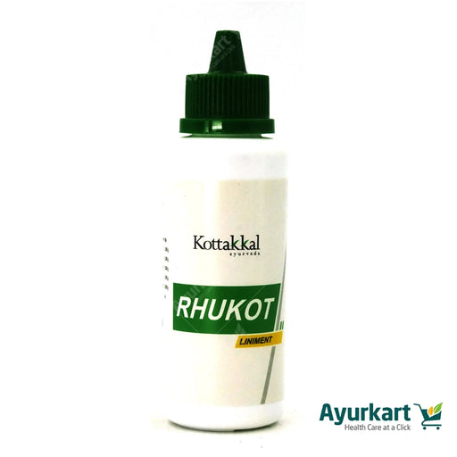 Rhukot Liniment application on joint – Kottakkal topical liniment