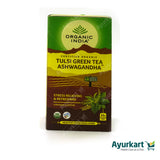 Tulsi Green Tea Ashwagandha 25 Tea Bags - Organic India