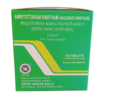 Amritottaram Kwatham Tablet 100 Nos Kottakkal Kottakkal Arya Vaidya Sala
