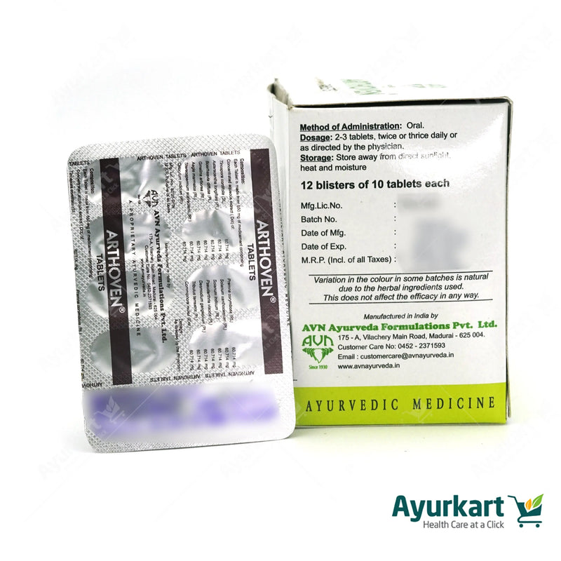 AVN ARTHOVEN TABLETS 120 NOS -  AVN Arogya
