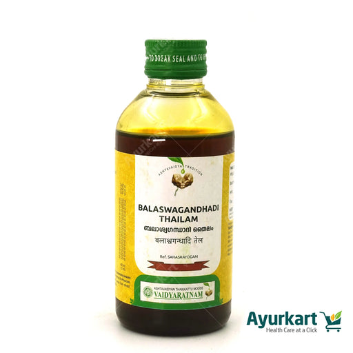 Balaswagandhadi Thailam - 200ML - Vaidyaratnam