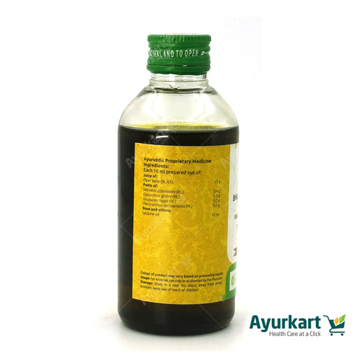 Promoting healthy hair growth with Bhujagalathadi Thailam