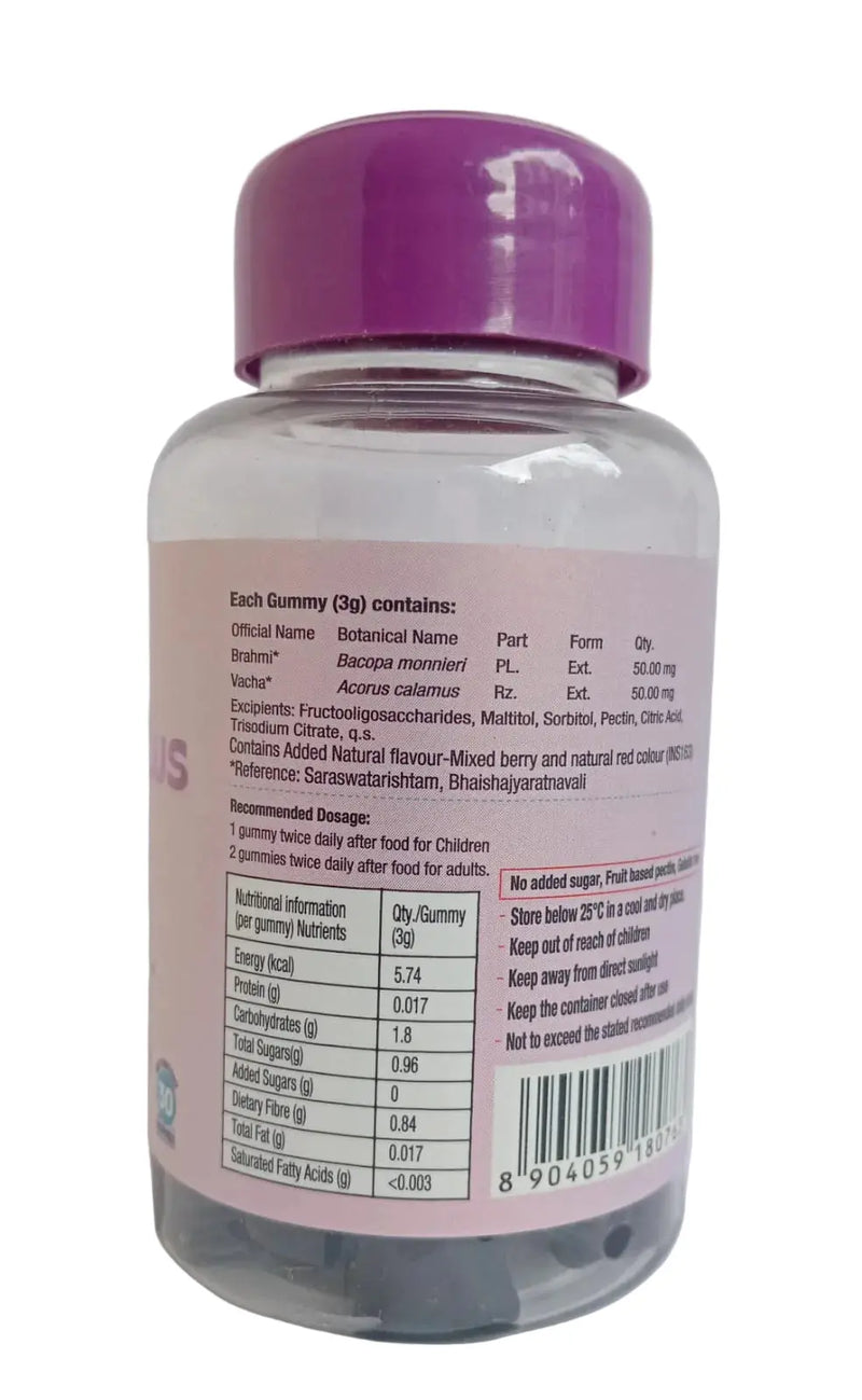 Brahmi Plus Gummies - 30Nos - Kottakkal Aryavaidyasala Kottakkal Arya Vaidya Sala