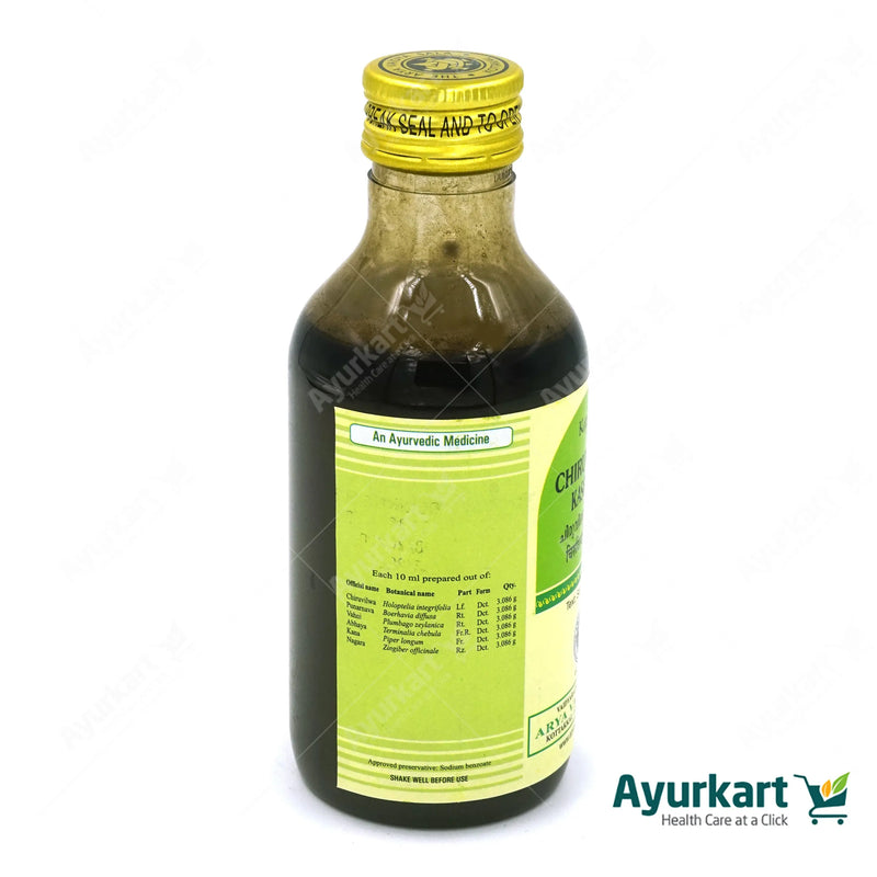 Herbal ingredients used in Chiruvilvadi Kashayam