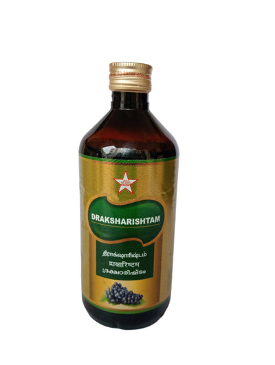 Draksharishtam 450ml  - SKM Siddha and Ayurveda SKM Siddha and Ayurveda