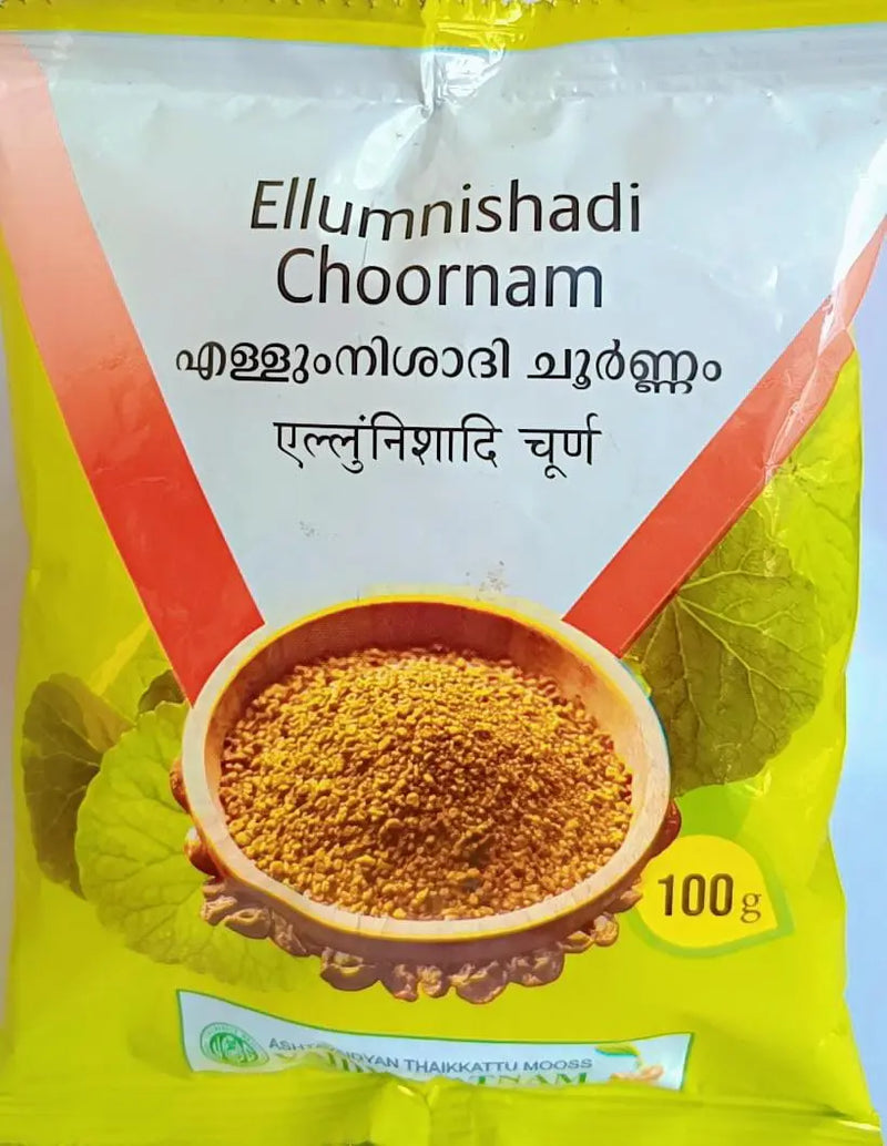 Ellumnishadi Choornam 100gm front – Vaidyaratnam