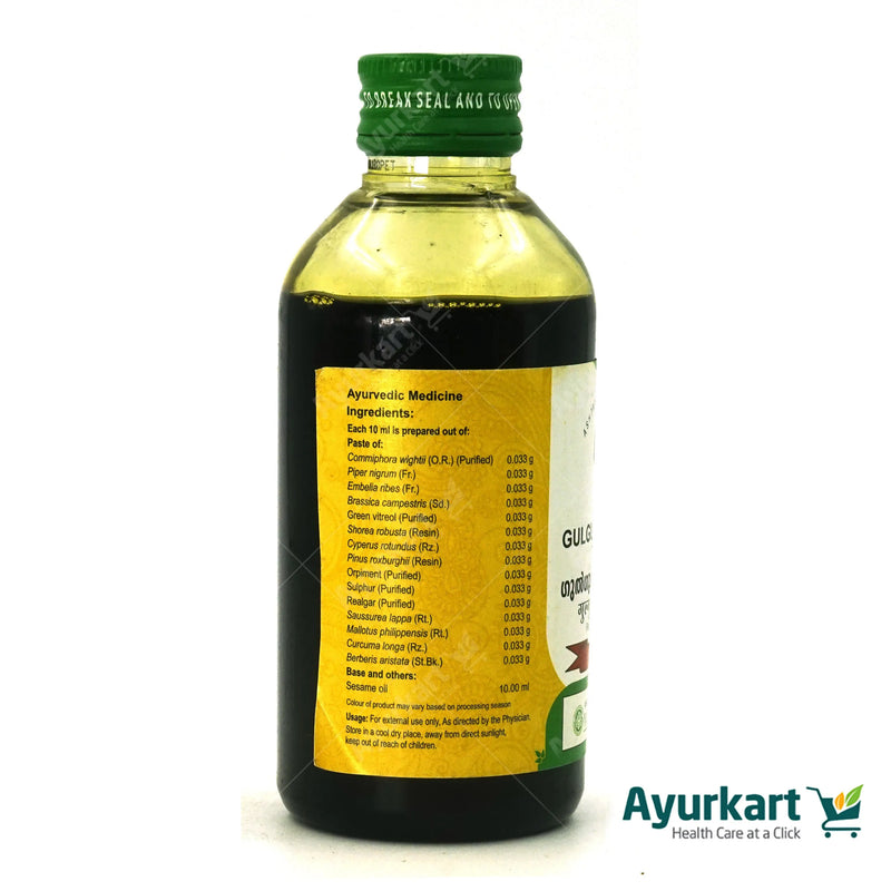 Gulgulumarichadi Thailam - 200ML - Vaidyaratnam