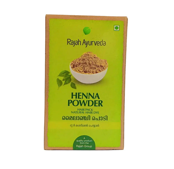 Henna Powder - 50gm - Rajah Ayurveda - Single pack Rajah Ayurveda
