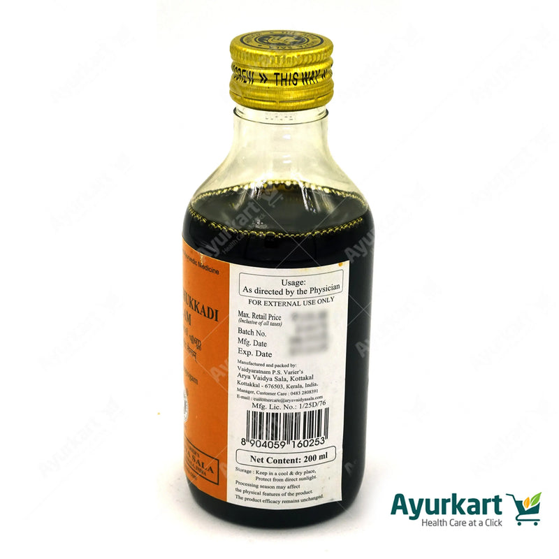 Kottamchukkadi Tailam - 200ML - Kottakkal