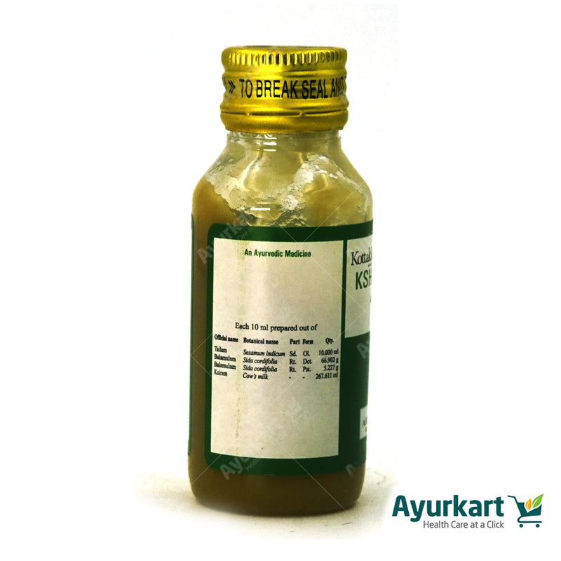 Bala herb (Sida cordifolia) and milk used in Kshirabala (21) for pain relief and rejuvenation