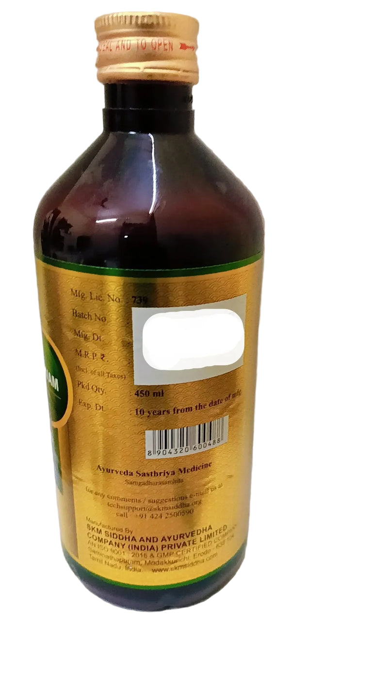 Kumaryasavam - 450ml - SKM SIDDHA AND AYURVEDA