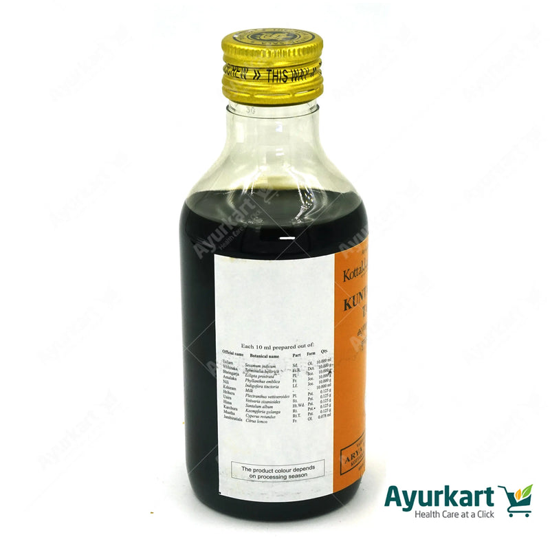 Herbal ingredients used in Kuntalakanti Tailam