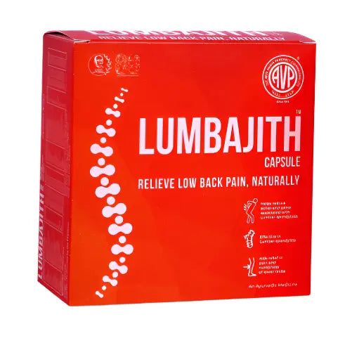 Lumbajith Capsules - 100 Nos - AVP AVP Ayurveda (Arya Vaidya Pharmacy)