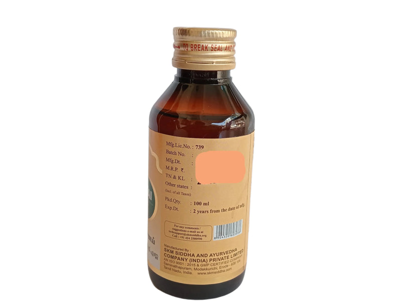 Maasikkai Ennai  - 100ml - SKM SIDDHA AND AYURVEDA SKM Siddha and Ayurveda