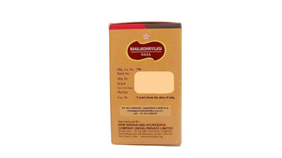 Mahalakshmivilasa Rasa - SKM SIDDHA AND AYURVEDA SKM Siddha and Ayurveda