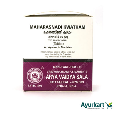 Kottakkal Maharasnadi Kwatham Tablet bottle 100 Nos2