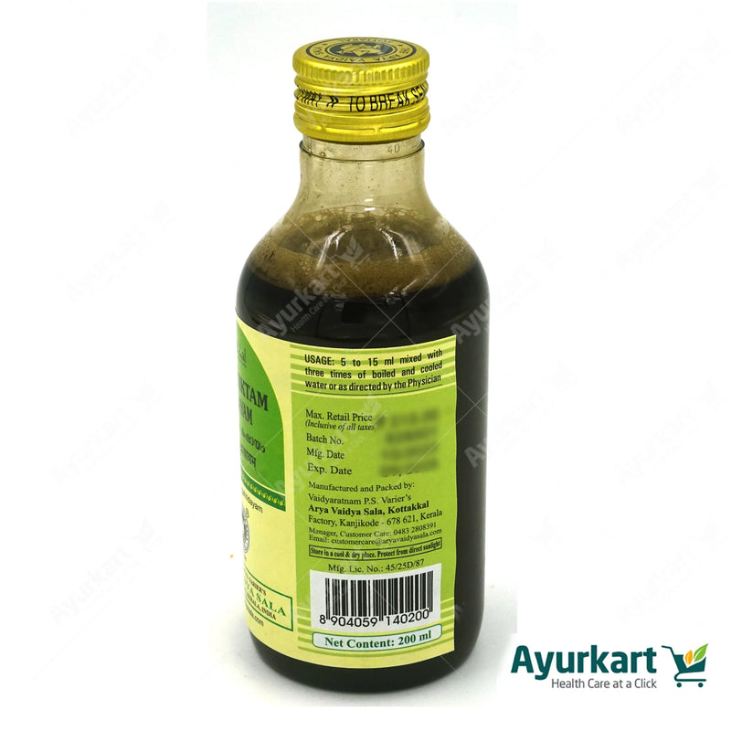 Mahatiktam Kashayam - 200ML - Kottakkal Arya Vaidyasala