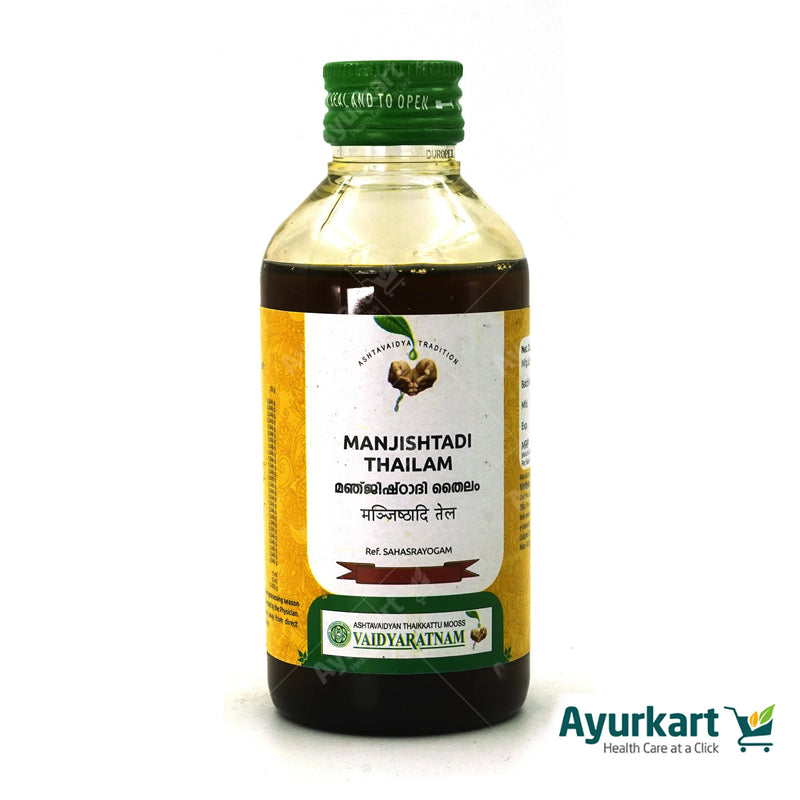 Manjishtadi Thailam - 200ML - Vaidyaratnam