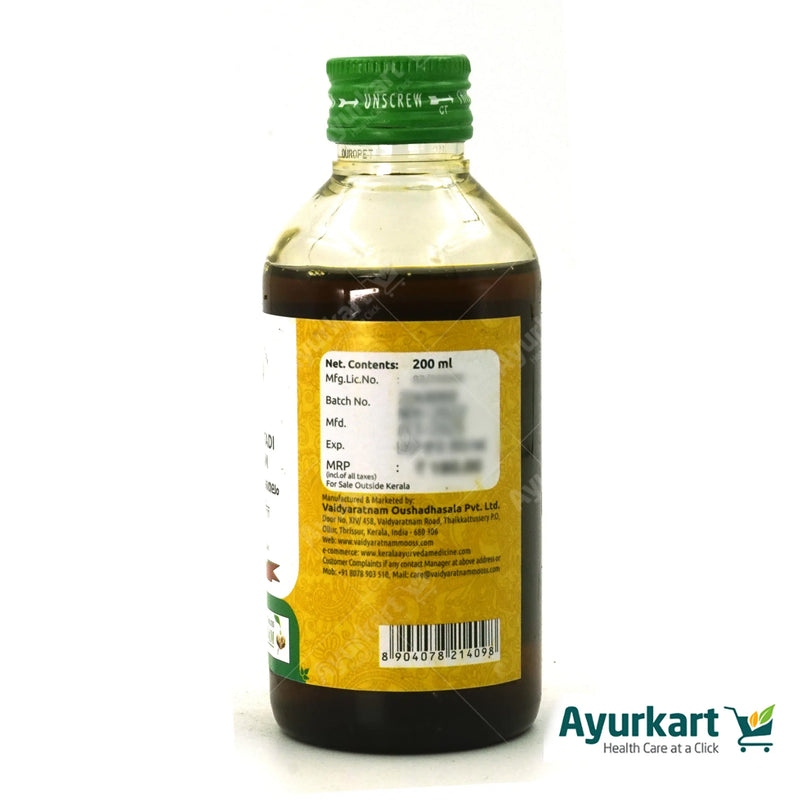 Manjishtadi Thailam - 200ML - Vaidyaratnam