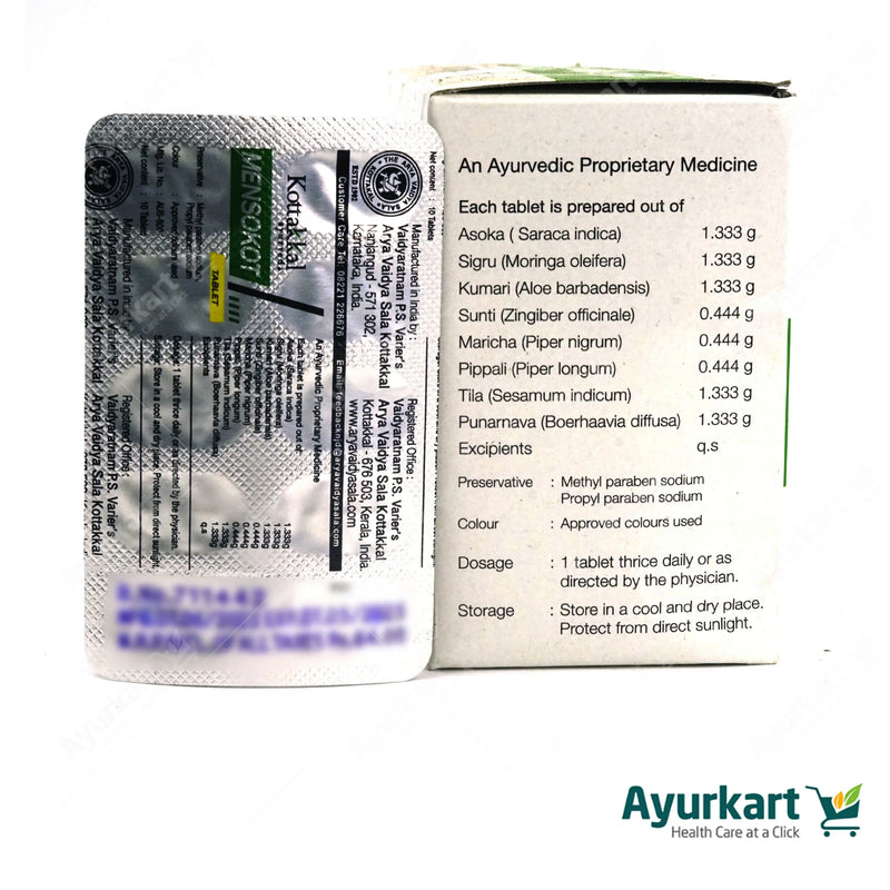 Mensokot Tablet - 100Nos - Kottakkal