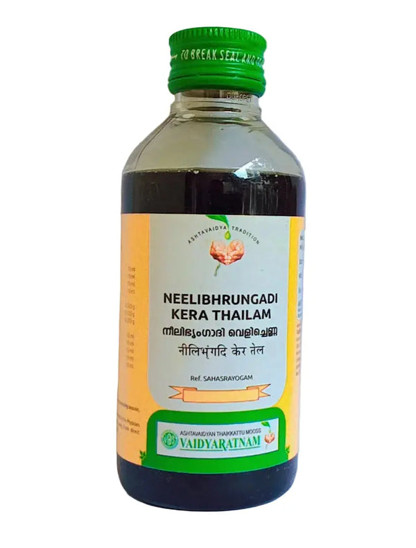 Neelibhrungadi Kera Thailam - 200 ML - Vaidyaratnam Vaidyaratnam