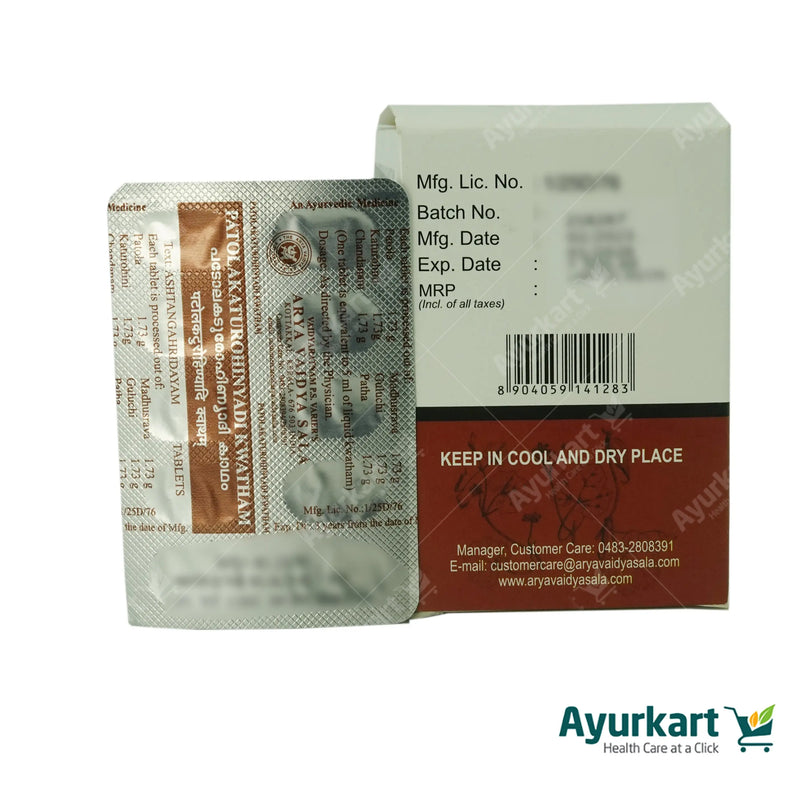 Patolakaturohinyadi Kwatham (Tablet) - 100Nos - Kottakkal