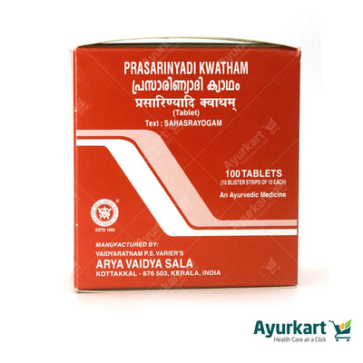 Prasarinyadi kwatham (Tablet) - 100Nos - Kottakkal