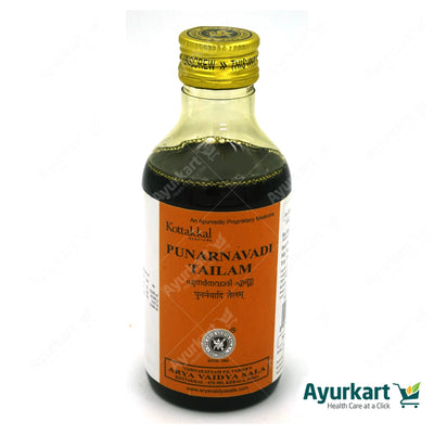 Kottakkal Punarnavadi Tailam bottle by Kottakkal Ayurveda (200ml).