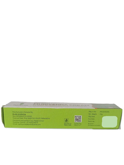 Murivenna Cream - 25gm - Rajah Ayurveda Rajah Ayurveda