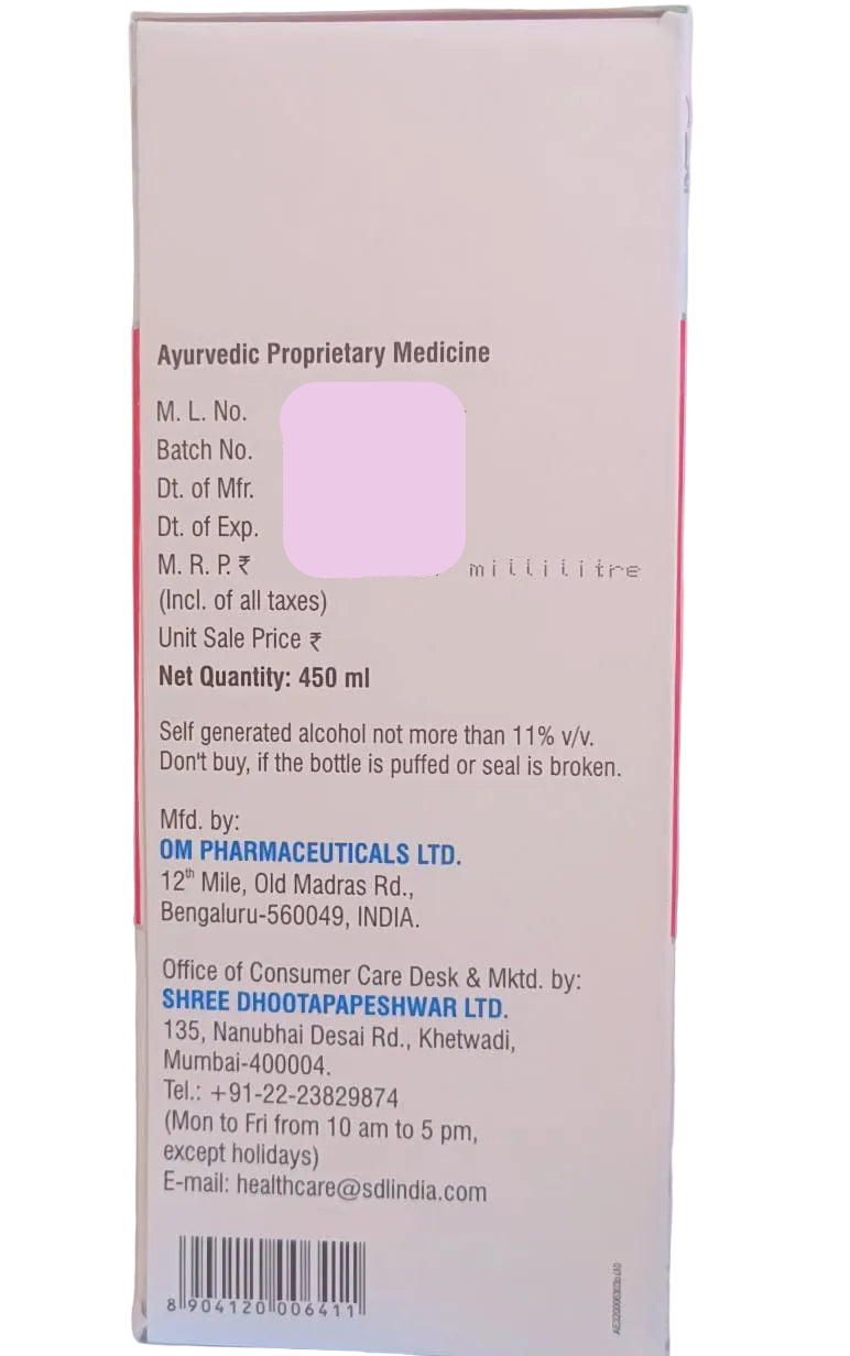 RAKTOJJAY Skin Care - 450ml - Shree Dhootapapeshwar Limited