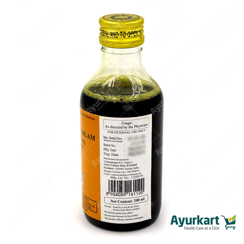 Rasnadi Tailam 200ml pack – Kottakkal Arya Vaidya Sala