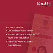 Saffronglow - Face Sheet Mask - KOTTAKKAL ARYAVAIDYASALA Kottakkal Arya Vaidya Sala