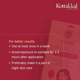 Saffronglow - Face Sheet Mask - KOTTAKKAL ARYAVAIDYASALA Kottakkal Arya Vaidya Sala