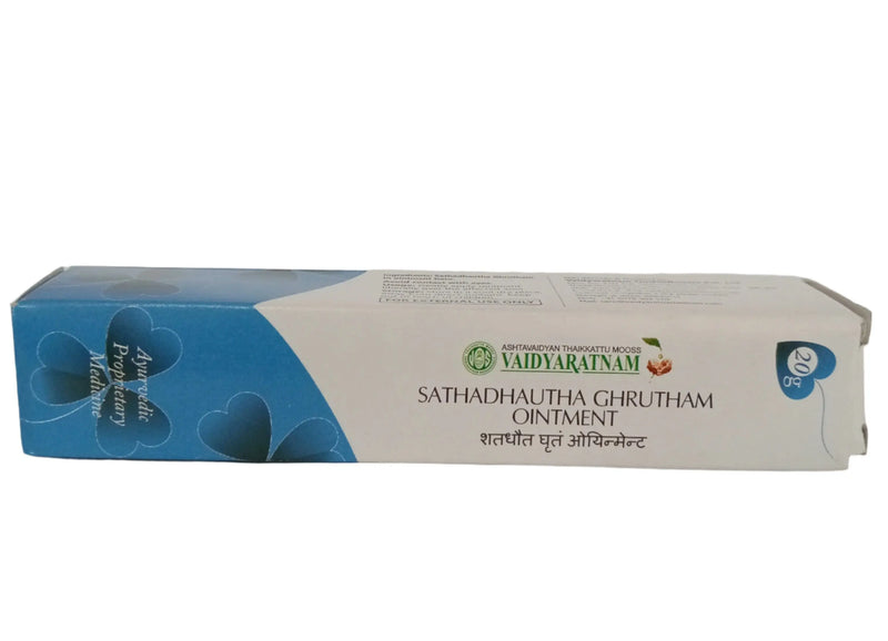 Sathadhautha Ghrutham Ointment - 20GM - Vaidyaratnam Vaidyaratnam