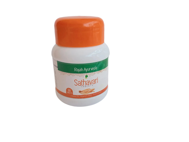 Sathavari Tablet - 60 Nos - Rajah Ayurveda Rajah Ayurveda