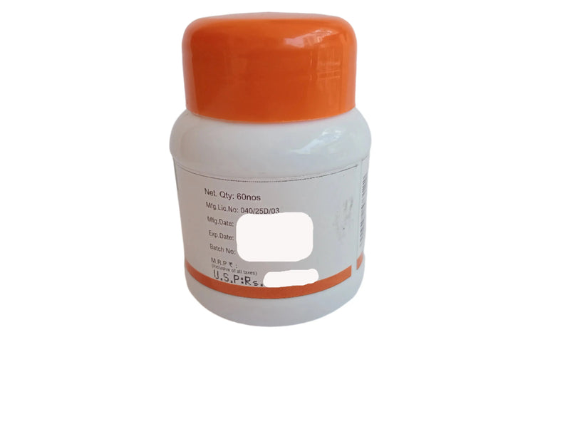 Sathavari Tablet - 60 Nos - Rajah Ayurveda Rajah Ayurveda