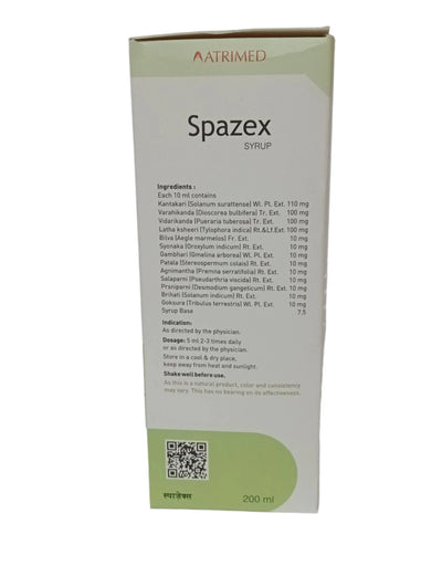Spazex Syrup - Atrimed Atrimed Pharmaceuticals Pvt. Ltd.