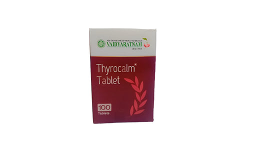 Thyrocalm Tablets - 100 Nos - Vaidyaratnam Vaidyaratnam